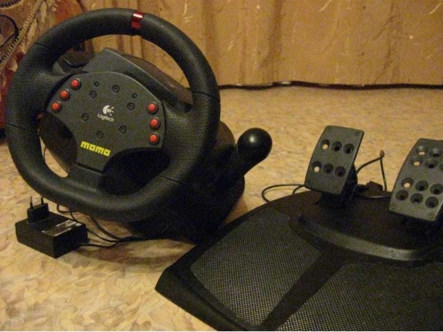 Продаю руль с педалями для компьютера Logitech MOMO Racing в городе Нижний Новгород, фото 4, Игровые приставки