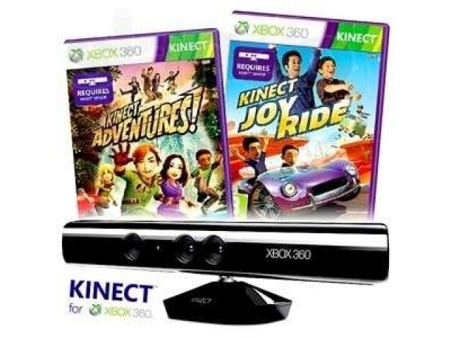 Kinect + игры Kinect Adventures, Kinect Joy Ride в городе Краснодар, фото 1, стоимость: 6 499 руб.