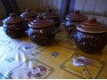 набор глиняных горшков для запекания  (новый) в городе Омск, фото 1, Омская область