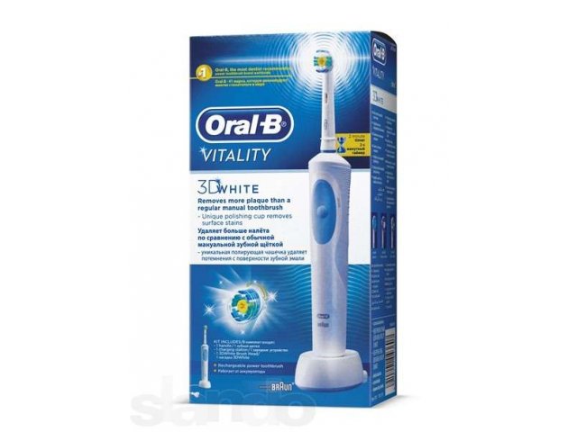 Электрическая зубная щетка Oral-B Vitality 3D White Luxe в городе Саратов, фото 1, стоимость: 900 руб.