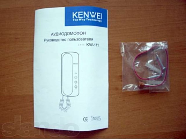 Трубка аудиодомофона Kenwei KW-111 в городе Екатеринбург, фото 4, Аксессуары и комплектующие