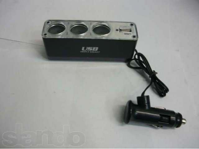 Разветвитель на 3 прикуривателя+USB 5V 0500mAh 1шт Stranger SA3 или WF в городе Владимир, фото 3, Владимирская область