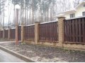 Заборы из профлиста, кирпичные, деревянные, комбинированные в городе Саратов, фото 1, Саратовская область