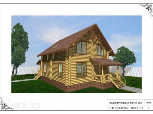 деревянные дома - проекты в городе Киров, фото 6, стоимость: 0 руб.