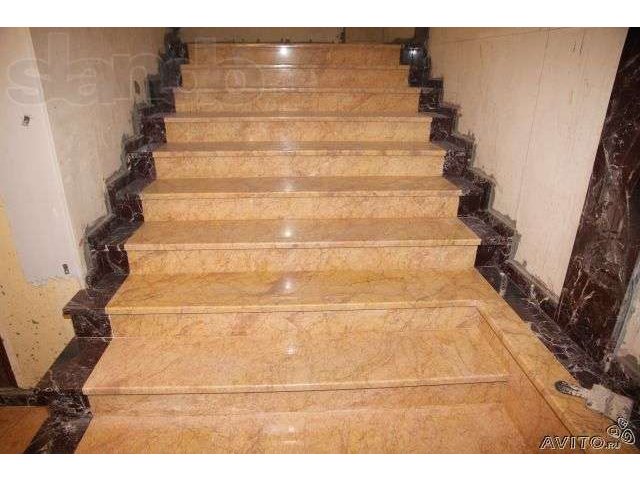 Лестницы, ступени мрамор/гранит в городе Ростов-на-Дону, фото 1, Отделочные и ремонтные работы