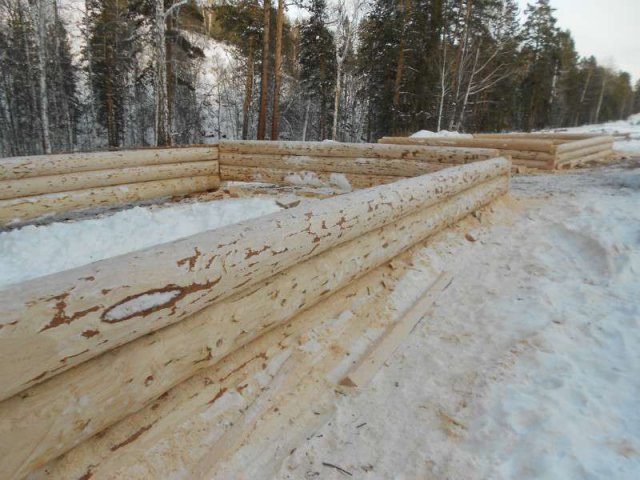 срубы из зимнего леса в городе Уфа, фото 4, Готовые конструкции