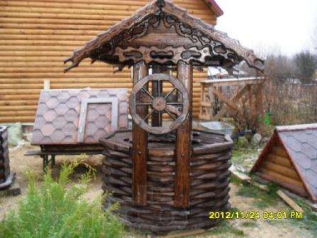 Резной домик для колодца, скворечники, кормушки для птиц в городе Верея, фото 1, стоимость: 0 руб.