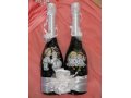 Оригинальное оформление свадебного шампанского и бокалов в городе Владивосток, фото 1, Приморский край