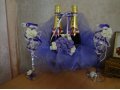 Оформление свадебной атрибутики:бокалы,шампанское,подвязки... в городе Туапсе, фото 1, Краснодарский край