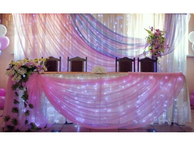 Украшения зала на свадьбу. Выездная регистрация брака. в городе Самара, фото 5, Самарская область