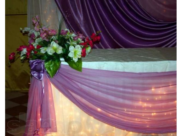 Украшения зала на свадьбу. Выездная регистрация брака. в городе Самара, фото 6, стоимость: 0 руб.