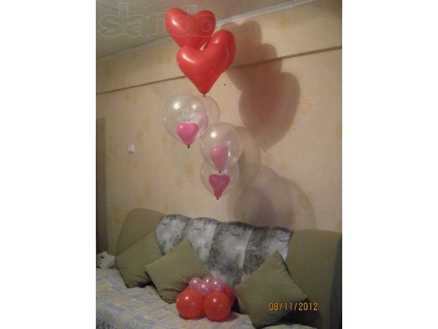Букеты из шаров ко Дню всех влюбленных! в городе Иркутск, фото 7, Организация праздников