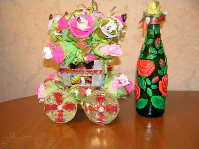 Букеты из конфет-в каждом цветке конфетка! в городе Нижневартовск, фото 4, Прочее