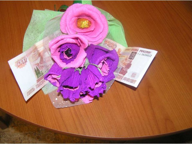 Букеты из конфет-в каждом цветке конфетка! в городе Нижневартовск, фото 7, Прочее