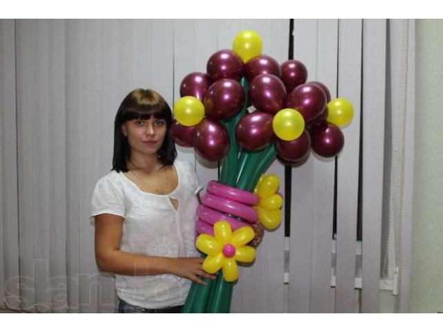 Цветочные букеты из шариков!!! в городе Липецк, фото 1, Прочее