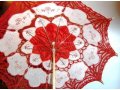Красный свадебный зонтик-трость в городе Санкт-Петербург, фото 2, стоимость: 0 руб.