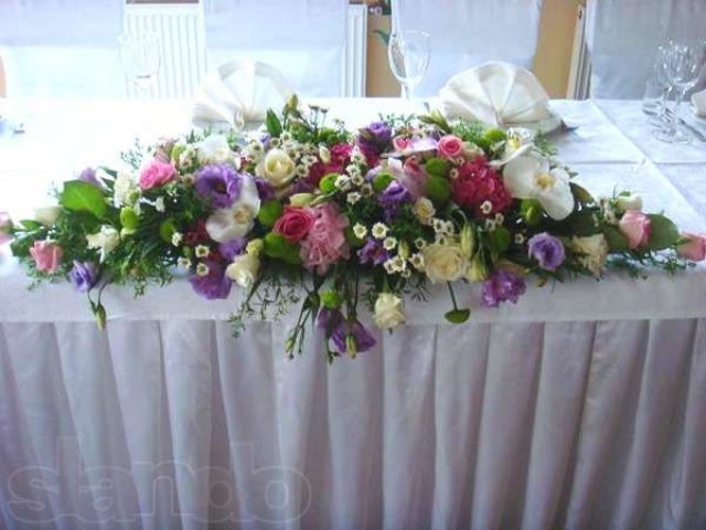 Оформление цветами на свадьбу, юбилей и день рождения в городе Пушкино, фото 4, Другое