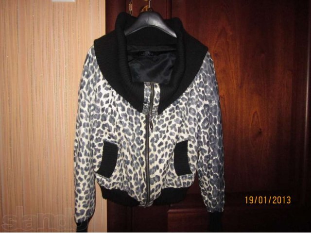 Продам куртку кожанную цвет - долматинец в городе Тюмень, фото 1, Женская одежда