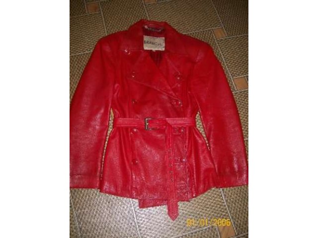 Пиджак кожаный Италия в городе Кемерово, фото 2, Женская одежда