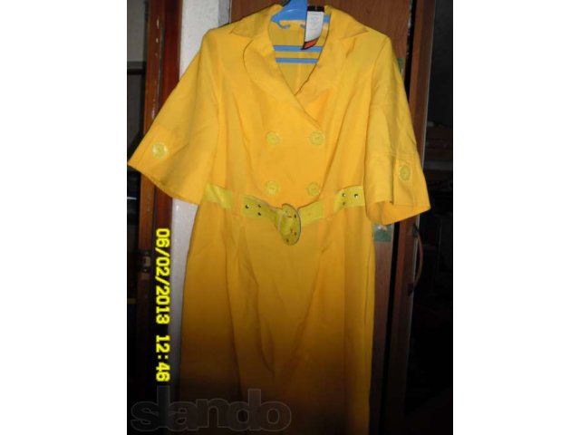 новое платье желтое 50 размер. в городе Чебоксары, фото 4, стоимость: 500 руб.