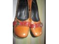 Продам красивые коричневые туфли из натур. кожи с ремешком из в городе Усолье-Сибирское, фото 1, Иркутская область