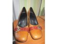 Продам красивые коричневые туфли из натур. кожи с ремешком из в городе Усолье-Сибирское, фото 3, Женская обувь
