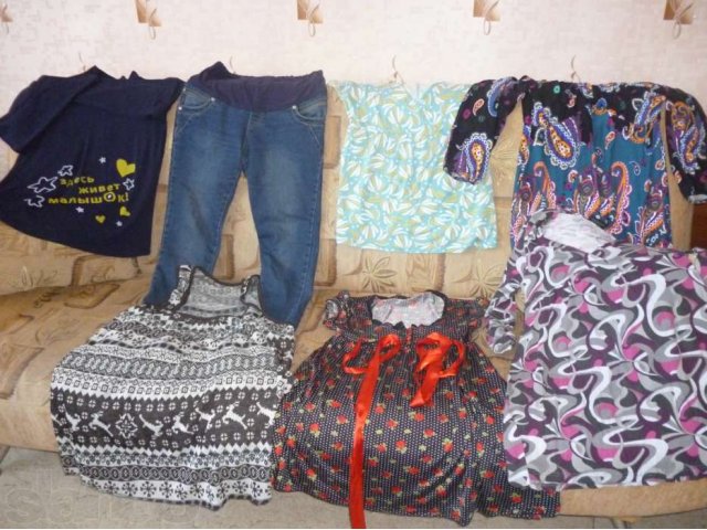 продам пакет вещей для беременяшек в городе Тюмень, фото 1, Одежда для беременных