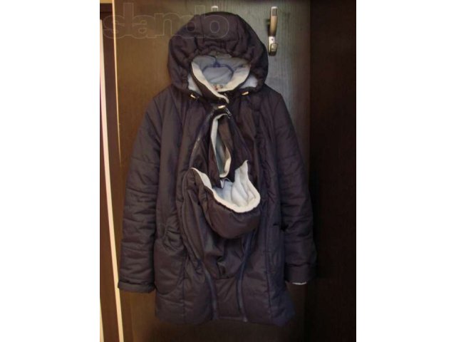 Куртка-пальто для беременных и для ношения ребёнка в слинге в городе Тула, фото 3, Одежда для беременных