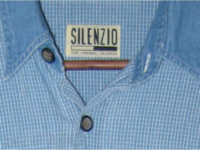 Мужская джинсовая рубашка Silenzio (оригинал). Новая. Бангладеш. в городе Москва, фото 2, стоимость: 500 руб.
