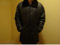 Продам кожаное мужское зимнее пальто в отличном состоянии, б/у в городе Кемерово, фото 1, Кемеровская область