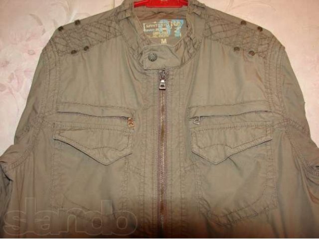Продам куртку мужскую, цвета хаки «SANTORYO» в стиле милитари в городе Находка, фото 4, Мужская одежда