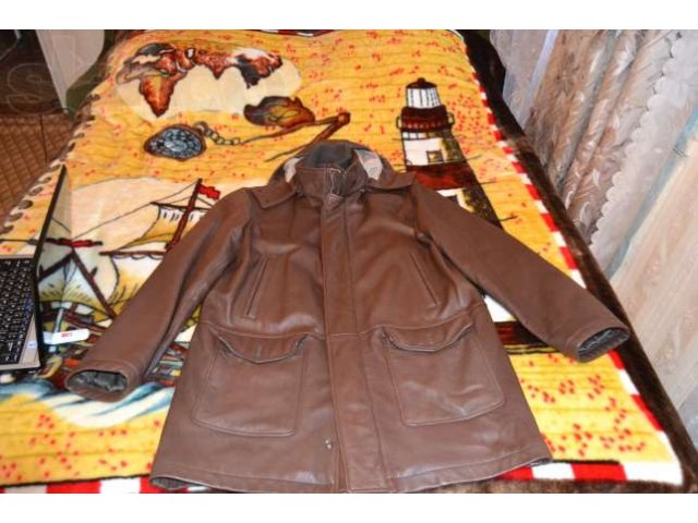 Продажа кожанная куртка Pierre Carden в городе Сочи, фото 1, стоимость: 4 000 руб.