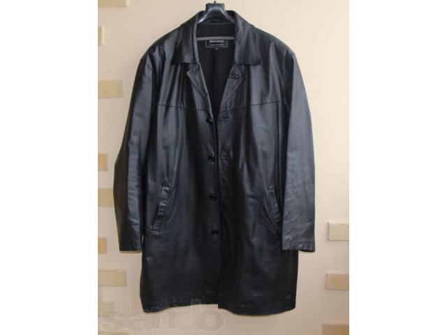 Продам кожаную куртку б/у большого размера в городе Мытищи, фото 1, Московская область