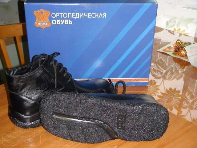 Ботинки кожаные ортопедические на меху в городе Новошахтинск, фото 4, стоимость: 3 000 руб.