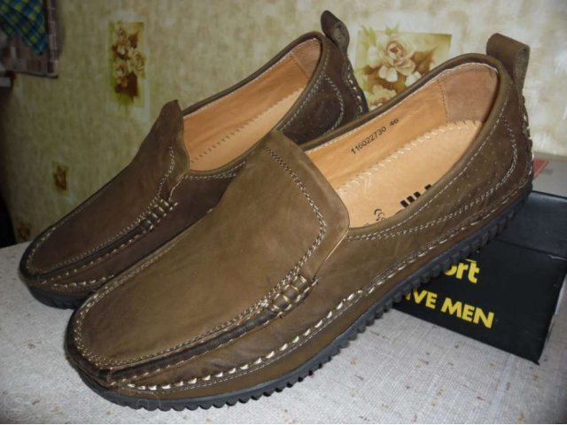 Продам новую обувь,мужская,натуральная кожа (Венгрия).размер 43-44. в городе Хабаровск, фото 1, стоимость: 2 500 руб.