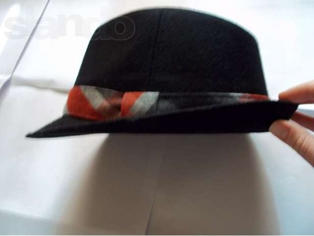 Шляпа федора чёрная, размер L в городе Калининград, фото 1, стоимость: 250 руб.
