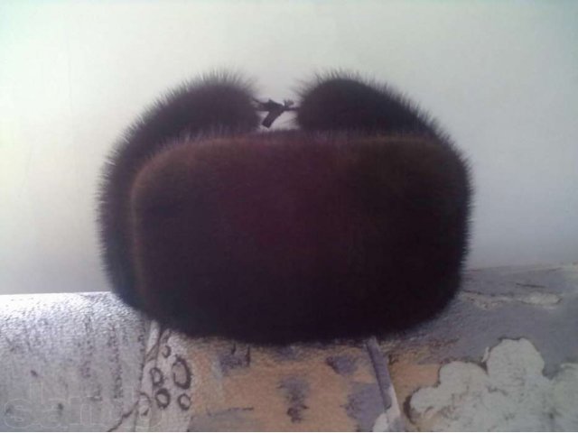 норковая шапка-ушанка в городе Барнаул, фото 1, стоимость: 3 200 руб.