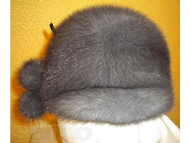 Продаю новую женскую шапку Жокейка из меха норки в городе Тюмень, фото 1, Головные уборы