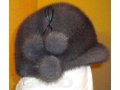 Продаю новую женскую шапку Жокейка из меха норки в городе Тюмень, фото 3, Головные уборы