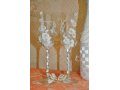 Свадебные бокалы и украшения для шампанского, свечи в городе Армавир, фото 1, Краснодарский край