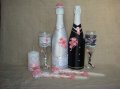 Оформлю свадебное шампанское,бокалы,свечи. в городе Десногорск, фото 1, Смоленская область