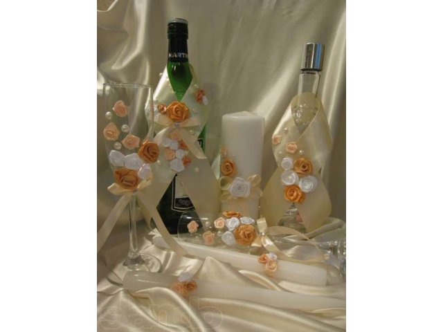 Украшение бокалов,бутылок на свадьбу!Не дорого в городе Кемерово, фото 3, стоимость: 700 руб.