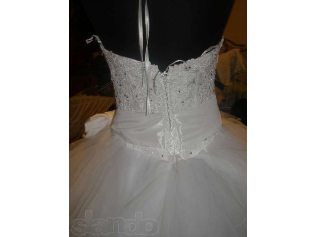 красивое свадебное платье! очень очень размер: 48-52 Новое!!! в городе Улан-Удэ, фото 3, Свадебные платья