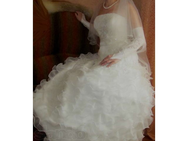 Продам свадебное платье. в городе Кузнецк, фото 1, стоимость: 6 000 руб.