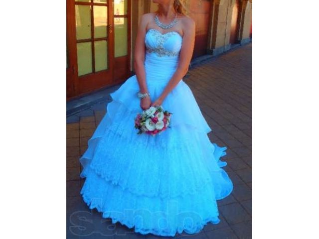 Продаю пышное свадебное платье!Стиль-принцесса! в городе Краснодар, фото 3, Краснодарский край