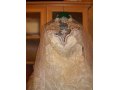 ПРОДАЕТСЯ свадебное платье б/у кремового цвета. в городе Георгиевск, фото 1, Ставропольский край