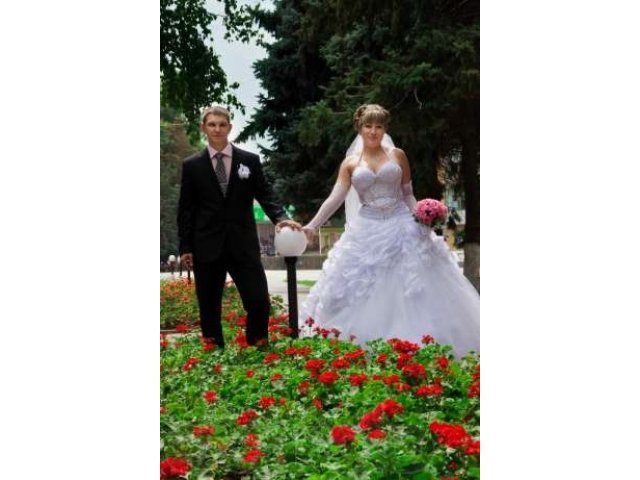 Срочно! Самое красивое платье в городе Тихорецк, фото 1, Свадебные платья
