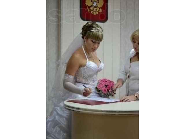 Срочно! Самое красивое платье в городе Тихорецк, фото 4, Свадебные платья