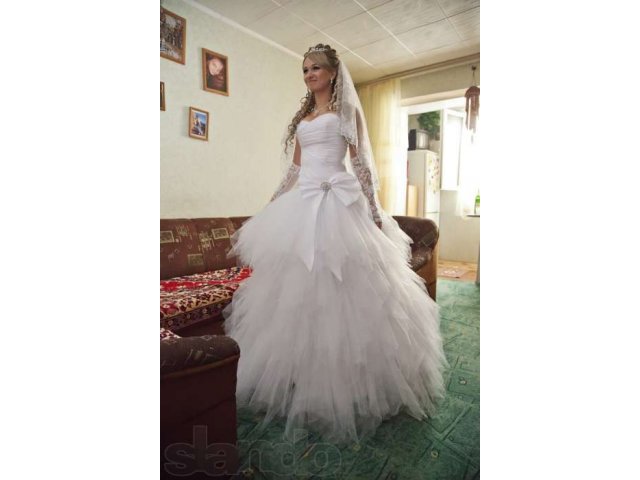 Свадебное платье в хорошем состоянии! в городе Геленджик, фото 3, стоимость: 9 000 руб.