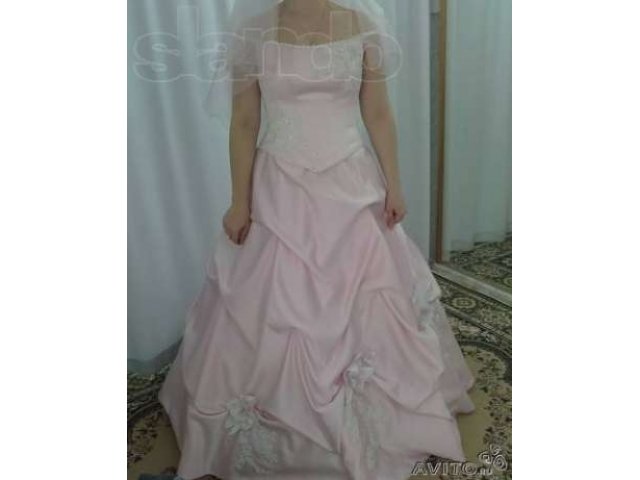 Розовое свадебное платье в городе Пятигорск, фото 1, стоимость: 18 000 руб.